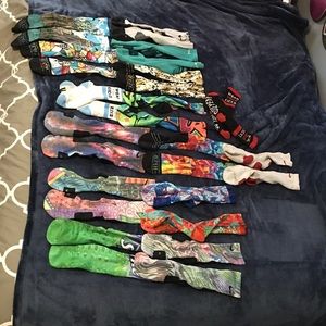 Nike Elite Rock Em All Socks BUNDLE Sz M-L